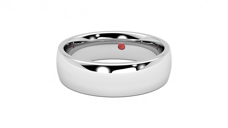 Taylor & Hart Maple Wedding Ring 360 degree image 27