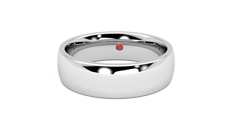 Taylor & Hart Maple Wedding Ring 360 degree image 28