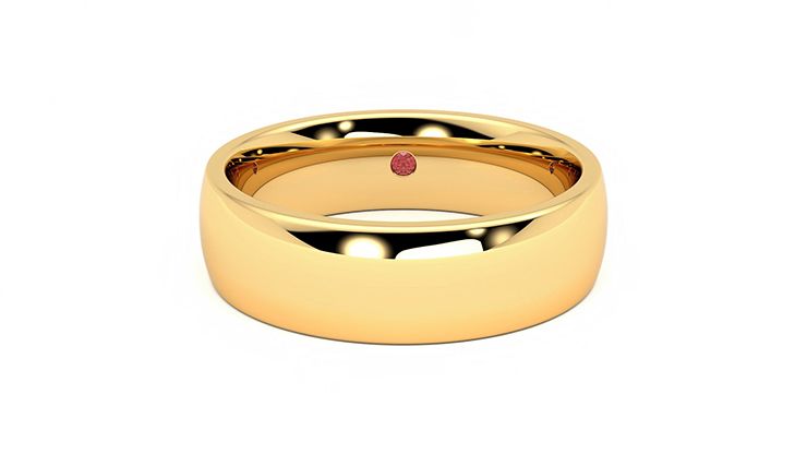 Taylor & Hart Maple Wedding Ring 360 degree image 0