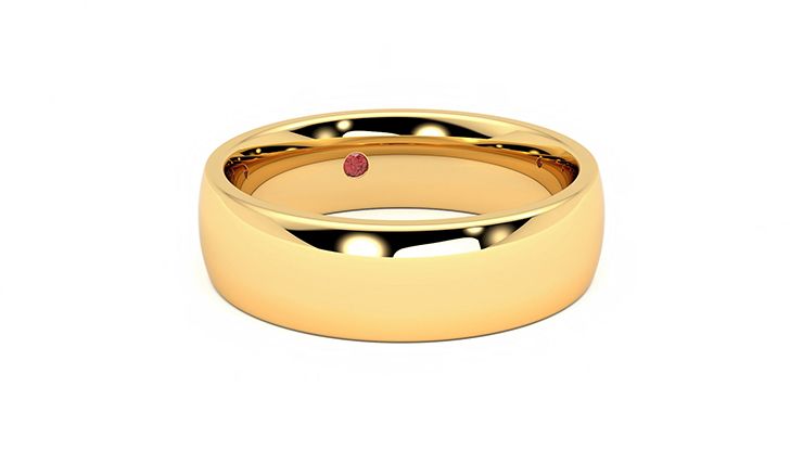 Taylor & Hart Maple Wedding Ring 360 degree image 4