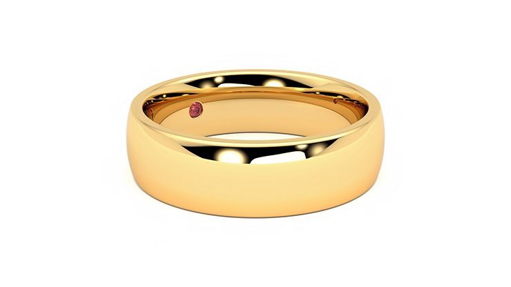 Taylor & Hart Maple Wedding Ring 360 degree image 6