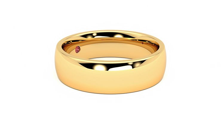 Taylor & Hart Maple Wedding Ring 360 degree image 7