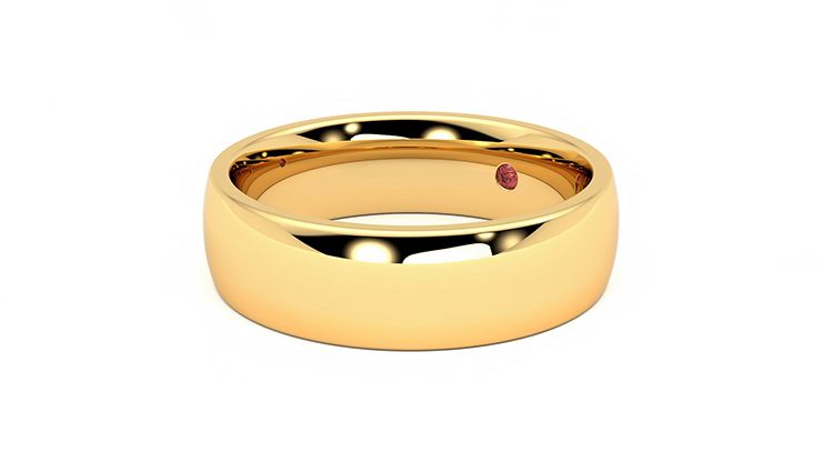 Taylor & Hart Maple Wedding Ring 360 degree image 24