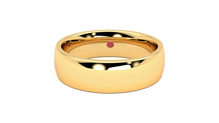 Taylor & Hart Maple Wedding Ring 360 degree image 29