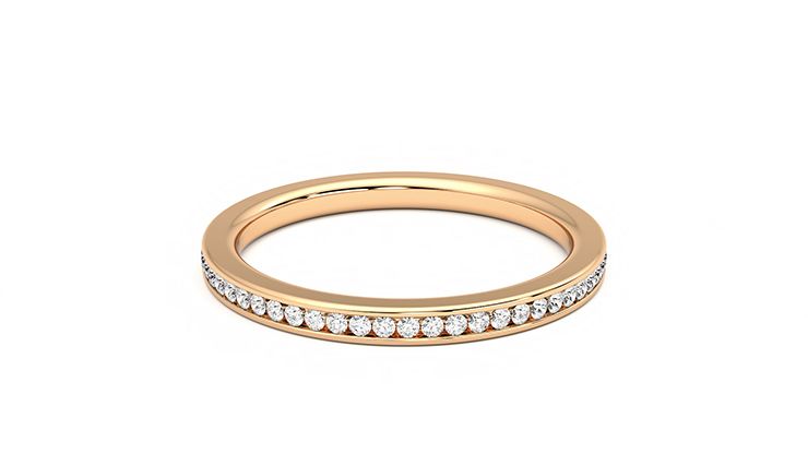 Taylor & Hart Marigold Wedding Ring 360 degree image 11