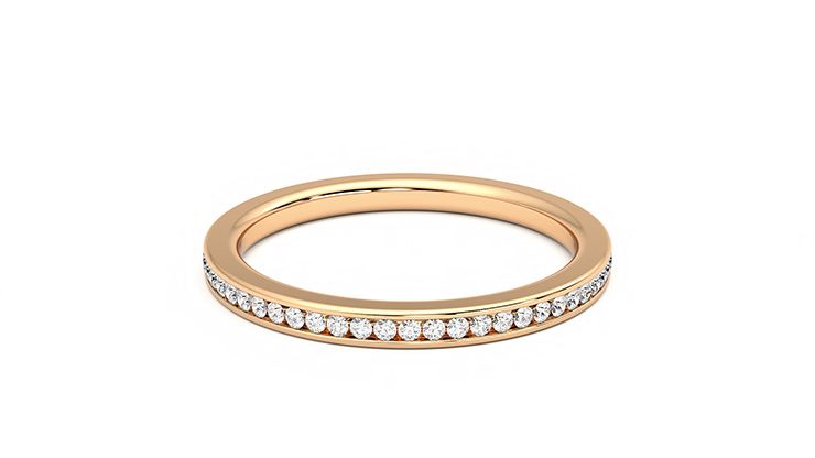 Taylor & Hart Marigold Wedding Ring 360 degree image 18