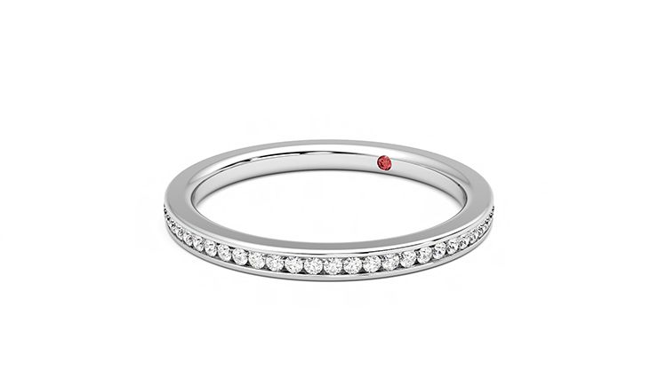 Taylor & Hart Marigold Wedding Ring 360 degree image 25