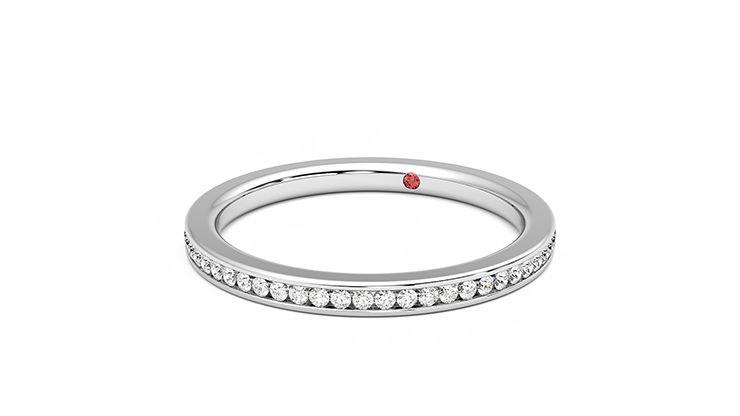 Taylor & Hart Marigold Wedding Ring 360 degree image 26