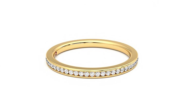 Taylor & Hart Marigold Wedding Ring 360 degree image 9