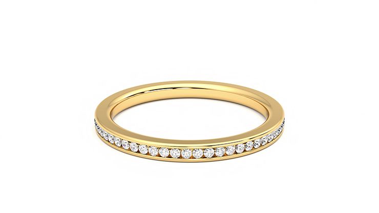 Taylor & Hart Marigold Wedding Ring 360 degree image 13
