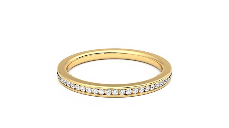 Taylor & Hart Marigold Wedding Ring 360 degree image 18