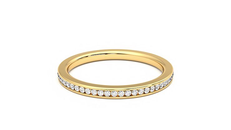 Taylor & Hart Marigold Wedding Ring 360 degree image 19