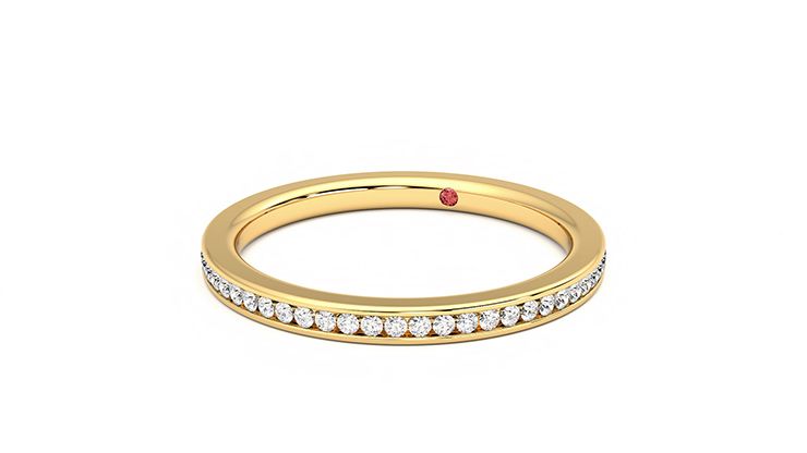 Taylor & Hart Marigold Wedding Ring 360 degree image 26