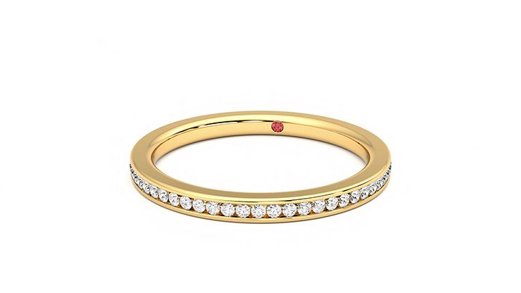 Taylor & Hart Marigold Wedding Ring 360 degree image 27