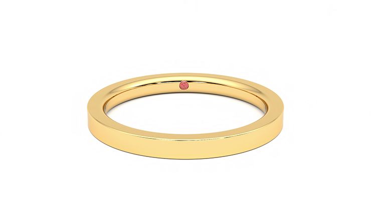 Taylor & Hart Morgan Wedding Ring 360 degree image 1