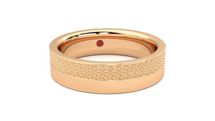 Taylor & Hart Morus Wedding Ring 360 degree image 3
