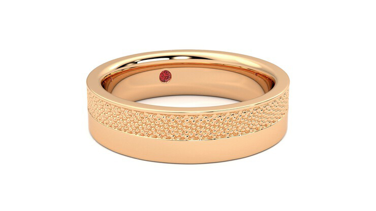 Taylor & Hart Morus Wedding Ring 360 degree image 4