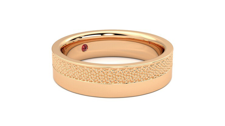 Taylor & Hart Morus Wedding Ring 360 degree image 6