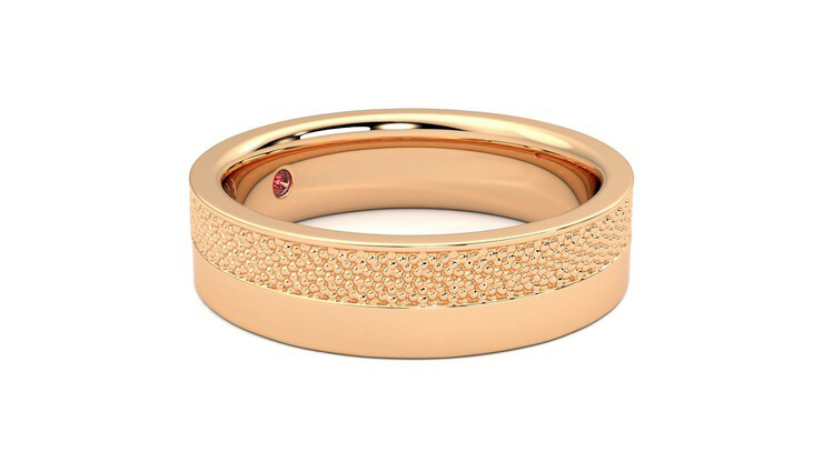 Taylor & Hart Morus Wedding Ring 360 degree image 7