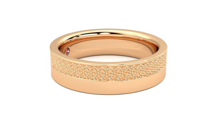 Taylor & Hart Morus Wedding Ring 360 degree image 8