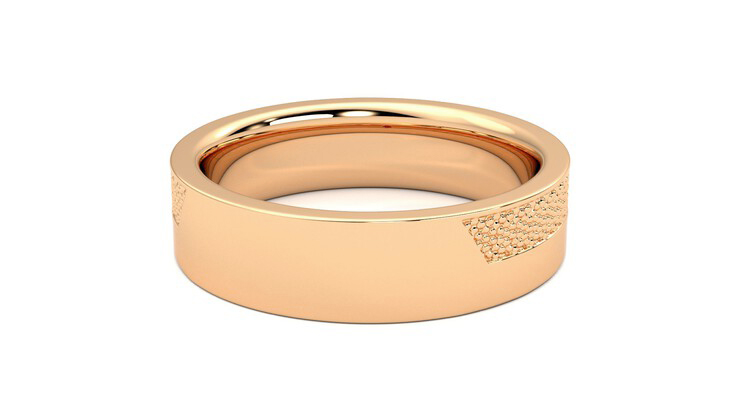 Taylor & Hart Morus Wedding Ring 360 degree image 14