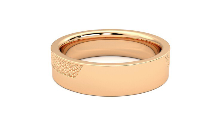 Taylor & Hart Morus Wedding Ring 360 degree image 16
