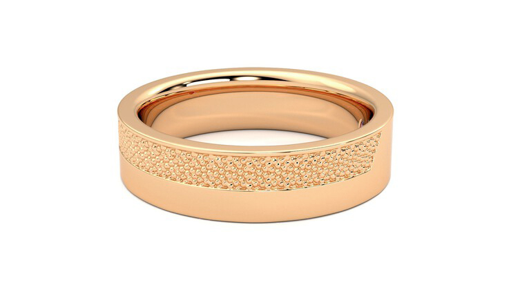 Taylor & Hart Morus Wedding Ring 360 degree image 21