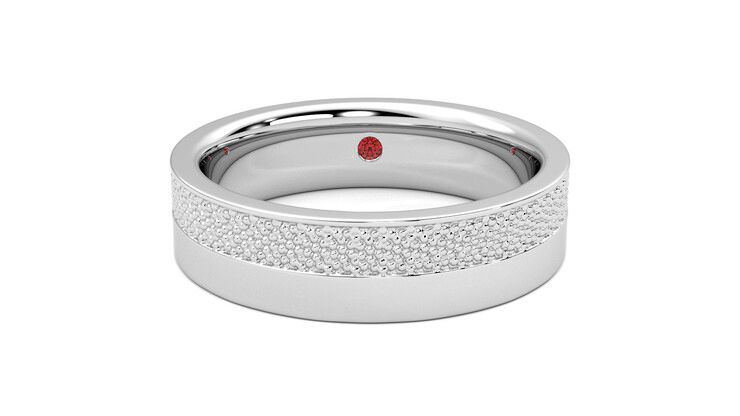 Taylor & Hart Morus Wedding Ring 360 degree image 0