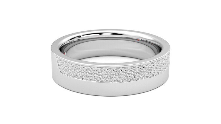 Taylor & Hart Morus Wedding Ring 360 degree image 9