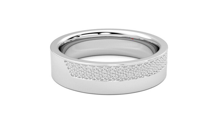 Taylor & Hart Morus Wedding Ring 360 degree image 10