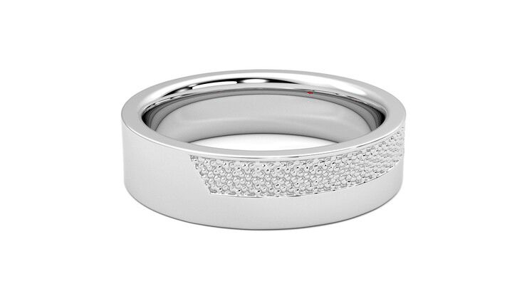 Taylor & Hart Morus Wedding Ring 360 degree image 11