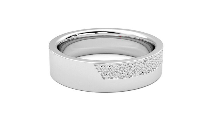 Taylor & Hart Morus Wedding Ring 360 degree image 12