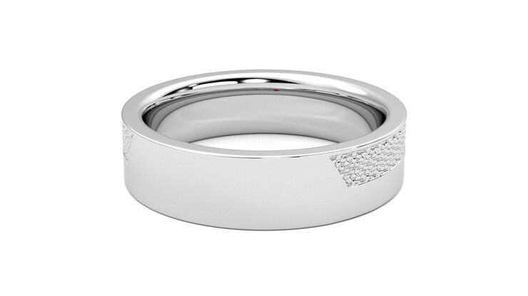 Taylor & Hart Morus Wedding Ring 360 degree image 14