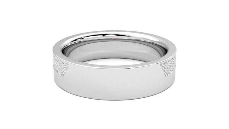 Taylor & Hart Morus Wedding Ring 360 degree image 15