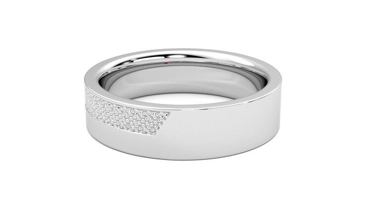 Taylor & Hart Morus Wedding Ring 360 degree image 17