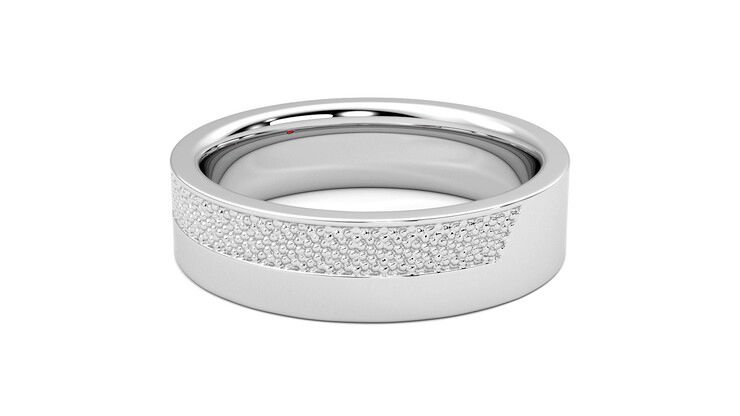 Taylor & Hart Morus Wedding Ring 360 degree image 20