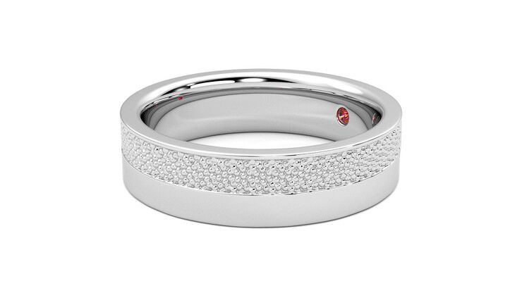 Taylor & Hart Morus Wedding Ring 360 degree image 23
