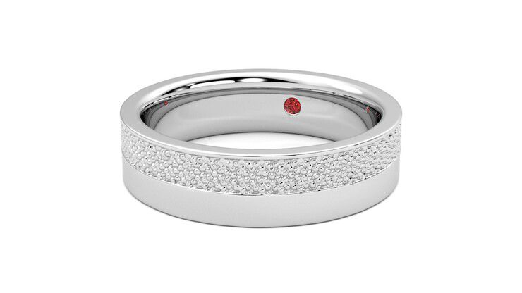 Taylor & Hart Morus Wedding Ring 360 degree image 26