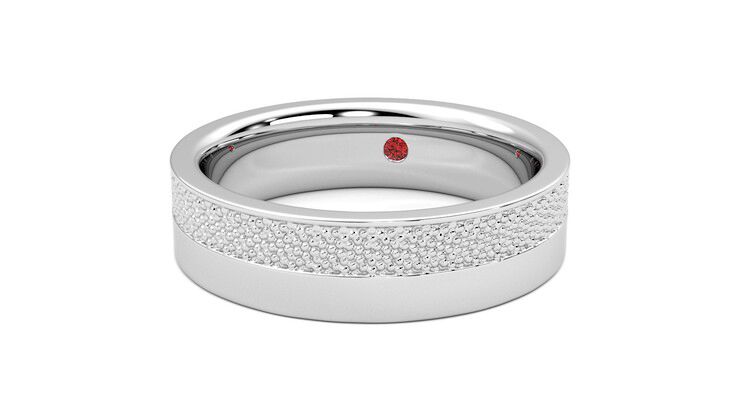 Taylor & Hart Morus Wedding Ring 360 degree image 27