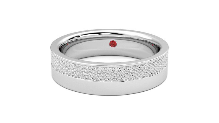 Taylor & Hart Morus Wedding Ring 360 degree image 28