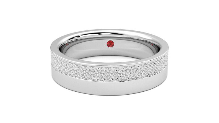 Taylor & Hart Morus Wedding Ring 360 degree image 29