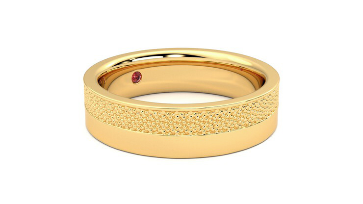 Taylor & Hart Morus Wedding Ring 360 degree image 6
