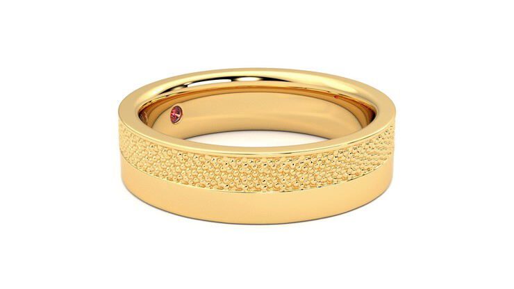 Taylor & Hart Morus Wedding Ring 360 degree image 7