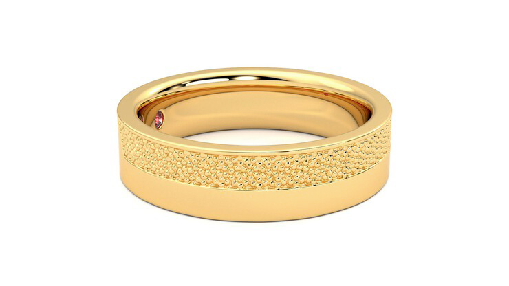 Taylor & Hart Morus Wedding Ring 360 degree image 8