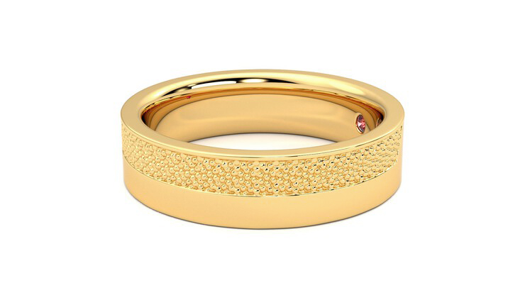 Taylor & Hart Morus Wedding Ring 360 degree image 22