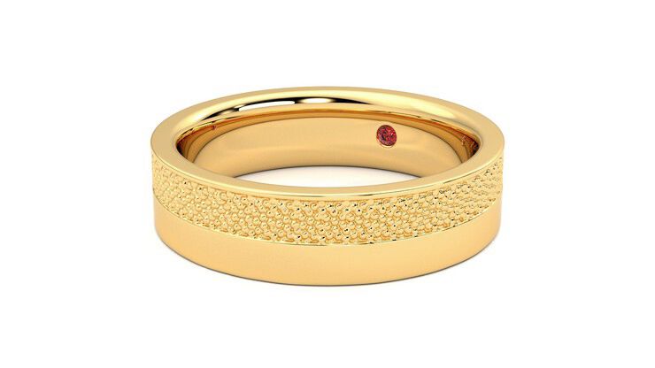 Taylor & Hart Morus Wedding Ring 360 degree image 25