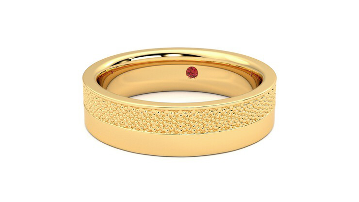 Taylor & Hart Morus Wedding Ring 360 degree image 27