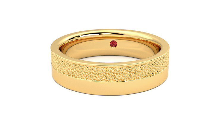 Taylor & Hart Morus Wedding Ring 360 degree image 28