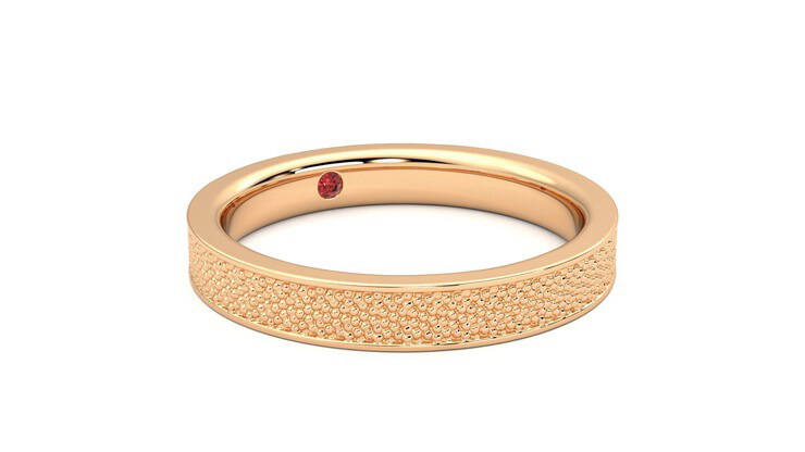Taylor & Hart Mulberry Wedding Ring 360 degree image 5