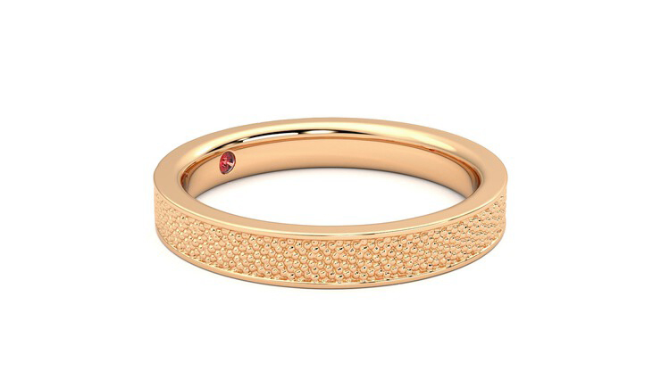 Taylor & Hart Mulberry Wedding Ring 360 degree image 7